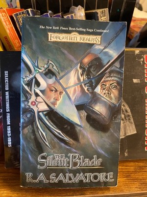 FORGOTTEN REALMS: THE SILENT BLADE - R.A. Salvatore (1st Paperback, 1999)