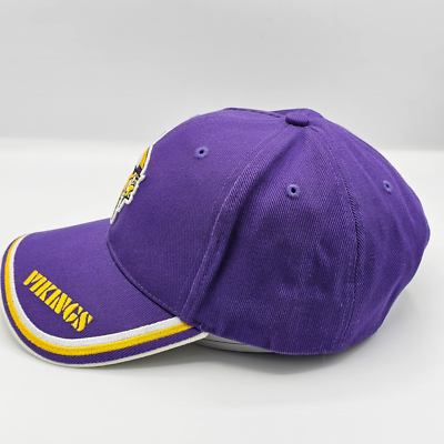 Minnesota Vikings Vintage Y2K Twins Strap Back Hat - Purple Color