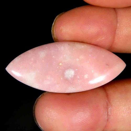 20.90Cts.100%Natural Designer Pink Opal Marquise Cab 17x39x5mm Loose Gemstone - Picture 2 of 5