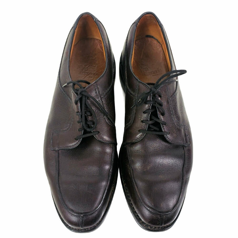 SAOLA Scarpe Allen Edmonds da uomo 11 5 marroni in pelle Oxfords Stockbridge