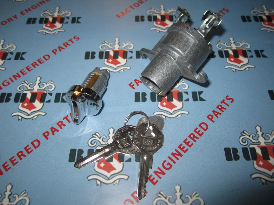Interruptor de encendido Buick Special Super Century Roadmaster Limited 1954-1958 con llaves Foto 4 de 4