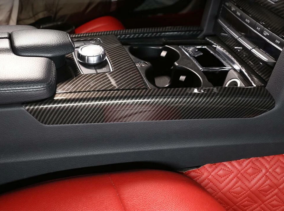 Боковая отделка переключения передач из углеродного волокна металла для Mercedes Benz класса E W212 2010-2015 годов выпуска - Изображение 4 из 4