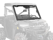 SuperATV Maxdrive Power Flip Glass Windshield for Polaris Ranger 1000/2020+