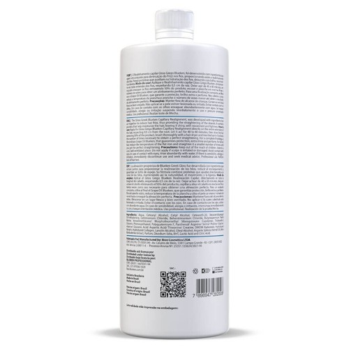 Blueken Greek Gloss Progressive Brush Hair Alignment Volume Reducer 1L 33 fl oz - Picture 8 of 9