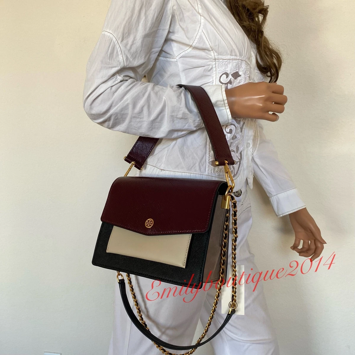 Tory burch color block crossbody clearance