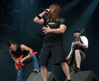 Ken Susi Trevor Phipps and Sio Maggard of American metalcore band  - Old Photo