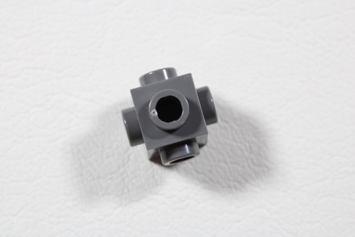 LEGO® Dark Bluish Gray Brick 1 x 1 Studs on 4 Sides MOC Parts - 20 pcs - Picture 8 of 15