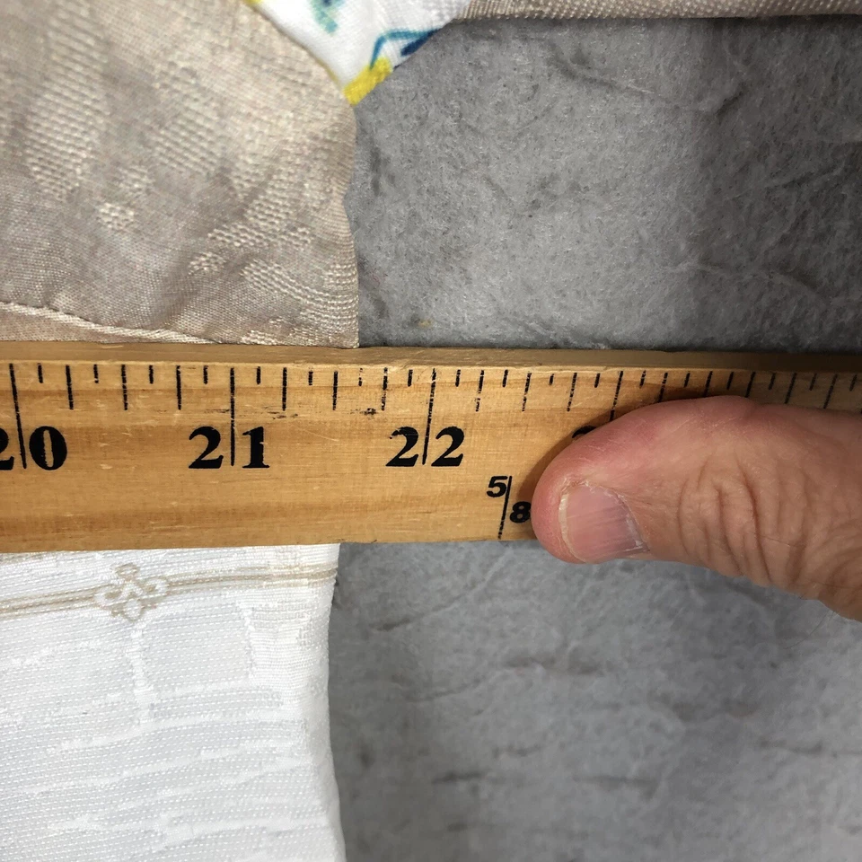 Chicos 2P Jacket Womens LP Large Petite Floral Striped 100% Linen Easter NEW - Image 4 of 4