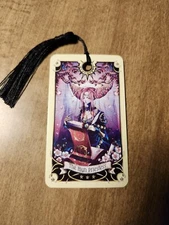 High Priestess- Manga Tarot Bookmark Oracle Card Art Deck Gift Purified &Charged