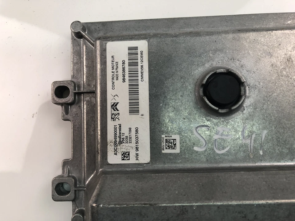 Centralina motore CITROËN C3 Picasso 9846386780 9815037580 ECU 2011 17205207 - Immagine 3 di 4
