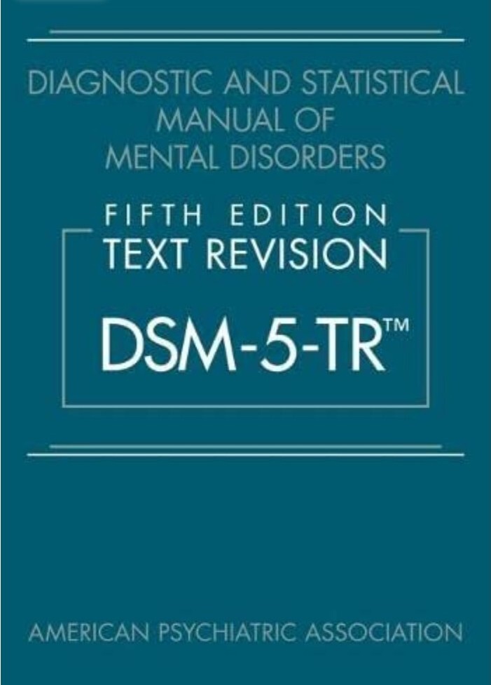 【裁断済】DSM5-TR Diagnostic and Statistical Manual of Mental Disorders, DSM 5