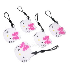 10pcs 125KHz RFID EM EM4100 EM4102 Proximity Induction Cartoon Kitten Tag Token
