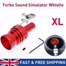 Universal Aluminum Turbo Sound Whistle Exhaust Muffler Pipe Blow Valve Simulator