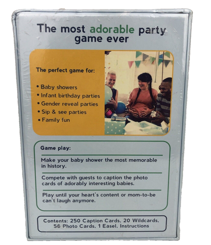 Caption The Baby Card Game Baby Shower Gender Reveal Family Party Game New - Picture 2 of 7