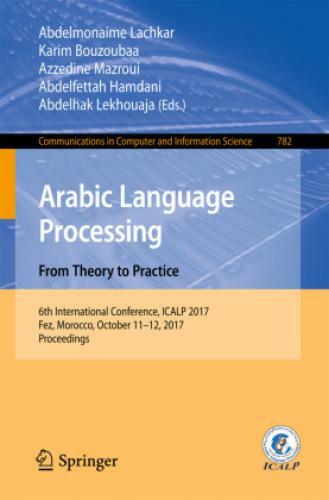 Thumbnail - Arabic Language Processing: From Theory To Practice 6th International