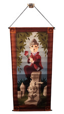 Disney Haunted Mansion Stretching Room Banner Rest in Peace Polyester 15"X34"