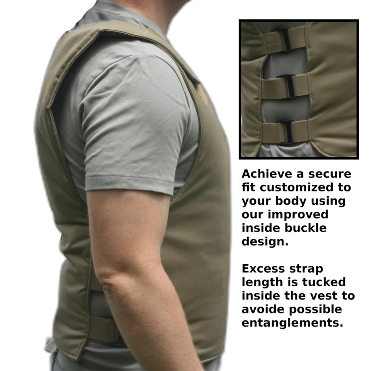 Texas Cool Vest - Standard Cool Vest - Adjustable 65ºF Phase 