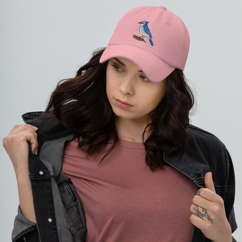 Blue Jay Embroidered Bird hat - Picture 88 of 114
