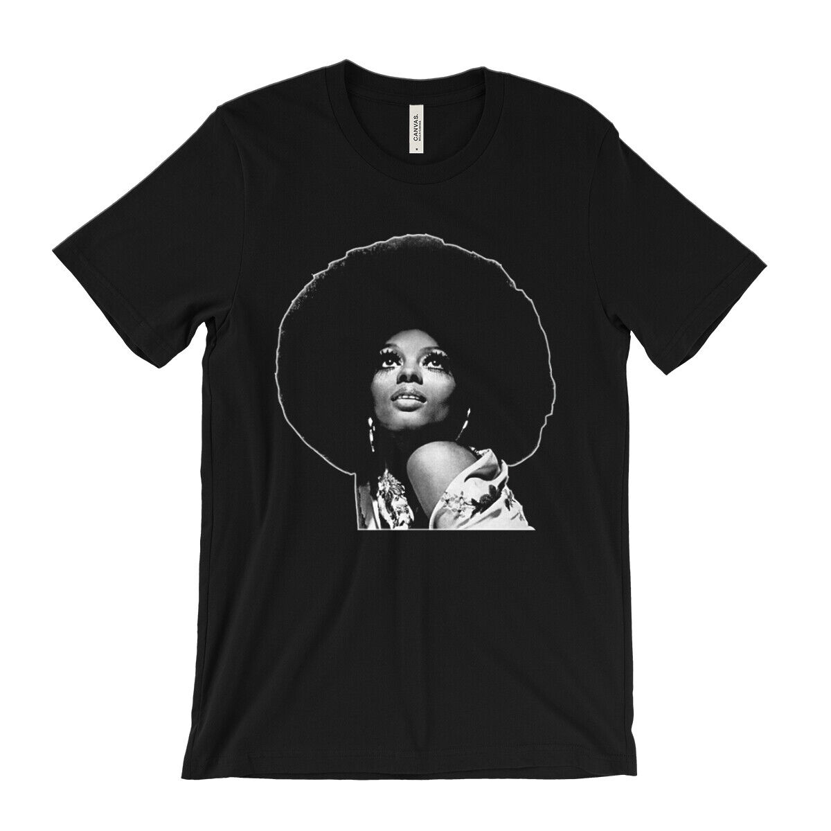 Diana Ross Afro T-Shirt - The Supremes - Soul - Disco - Motown - Love Hangover