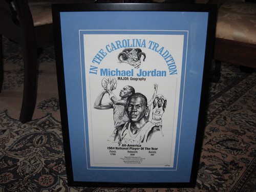 1984 Michael Jordan IN THE CAROLINA TRADITION National Player of the Year RARE - Picture 2 of 2