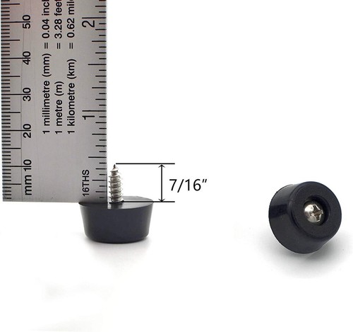 20X Non Slip Rubber Bumper Feet with Screws for Cutting Board Electronics N754 - Picture 5 of 7