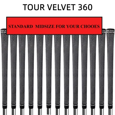 GOLFPRIDEGRIPS 13Pcs Tour Velvet 360 Golf Club Grip for Golfpride Grips Standard Midsize