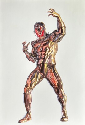ALEX ROSS rare ULTRON fine art print PORTRAIT Portfolio 11x16 LAST