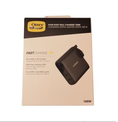 OtterBox Standard UK 100W USB-C PD GaN Four Port Wall