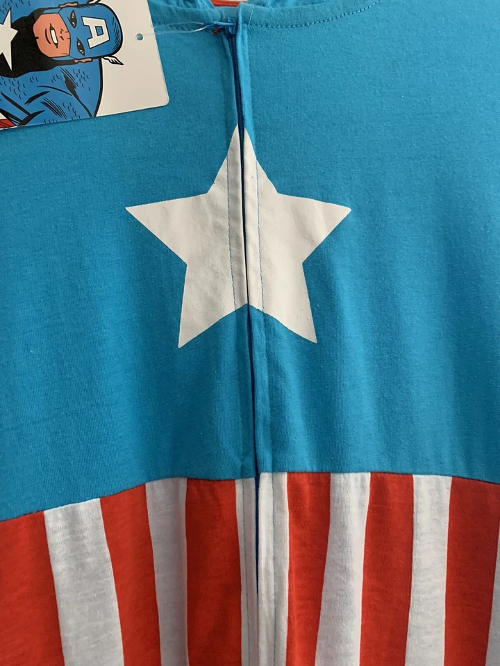 Mujer/Adolescente Marvel Loungewear Sudadera con Capucha, Mameluco Talla Pequeña Nuevo con Etiquetas Unisex Foto 3 de 4