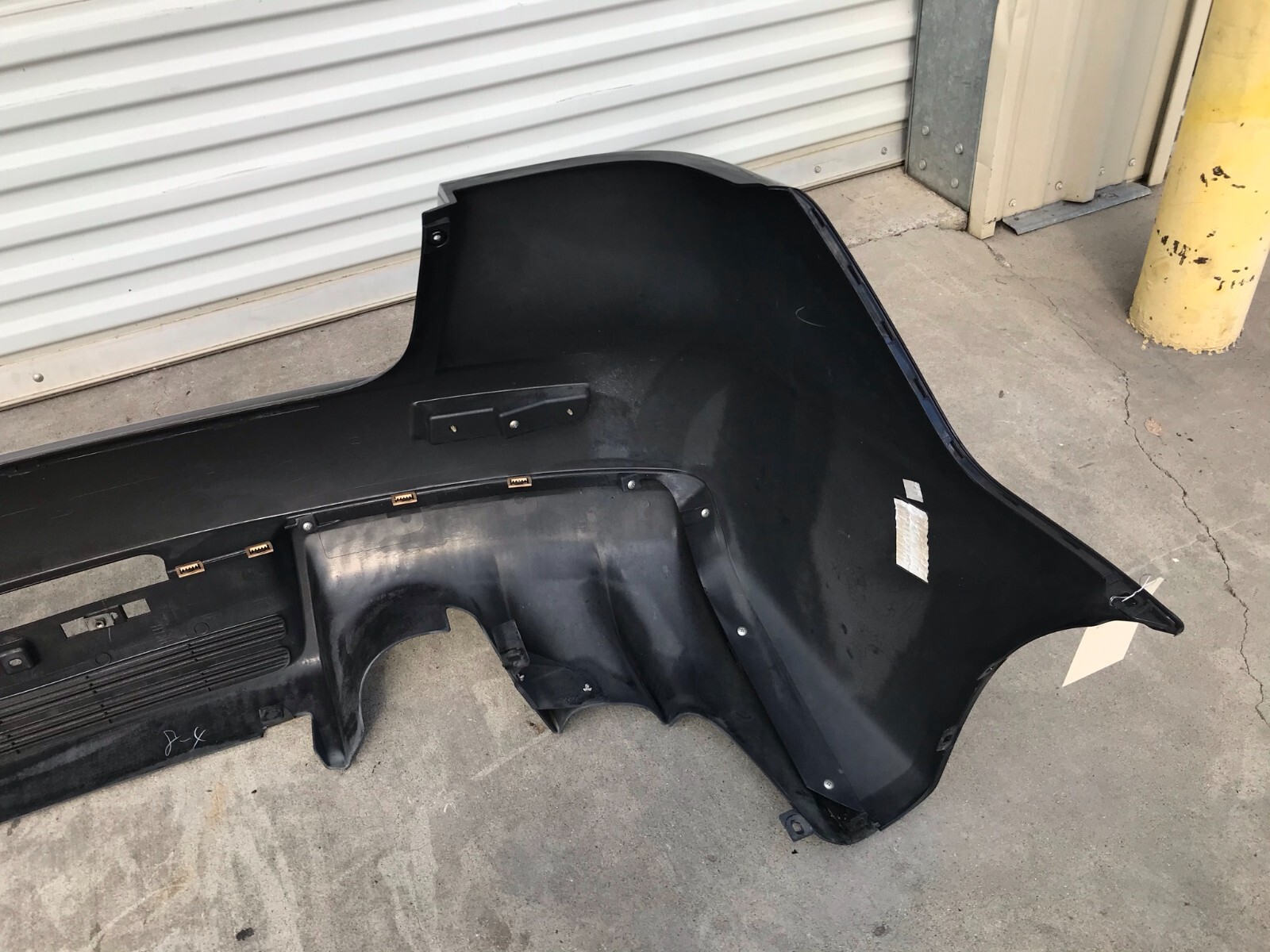 08-15 MITSUBISHI LANCER EVOLUTION EVO X REAR BUMPER COVER PHANTOM BLACK ...