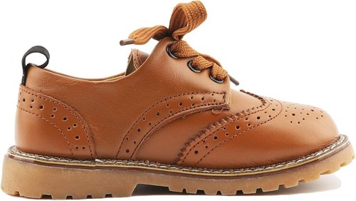 MEMEDA KIDS Toddler Little Boy Dress Oxford Leather Shoebrown Size 23 T16-B - Picture 4 of 6