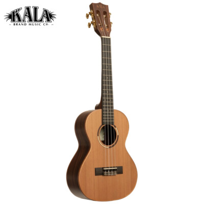 Kala KA-ASCP-T All Solid Cedar Top Solid Pau Ferro Tenor Ukulele Satin Finish
