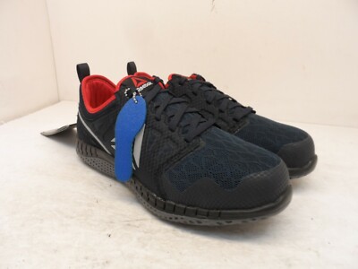 Reebok Work Boy's Low Zprint EH SR Steel Toe Athletic Work Shoes Navy Size 6M