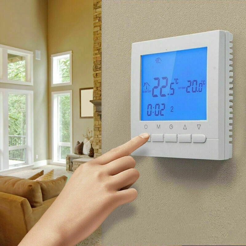 LCD Digital Programmable Wi-fi Smart Thermostat Electric Heating App  Control New | eBay