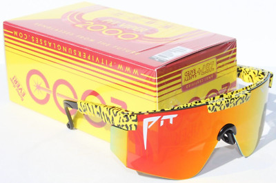 PIT VIPER The Carnivore 2000 Sunglasses/Safety Cheetah/Orange ANSI
