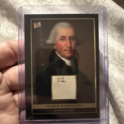 Relique manuscrite George Washington 2023 pièces du passé POTUS Relique manuscrite George Washington 2023 pièces du passé POTUS