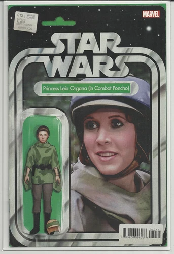 2021 Star Wars #12 (Marvel) ACTION FIGURE/PRINCESS LEIA Variant Cover NM/UNREAD!