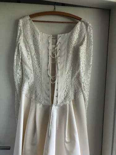 Traumhaft schönes Korsagen-Brautkleid mit Spitze Gr. 38/40 Hochzeitskleid - Bild 9 von 10