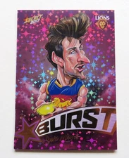 2017 Select AFL Purple STARBURST Card:  SAM  MAYES  (Brisbane Lions)  SP6