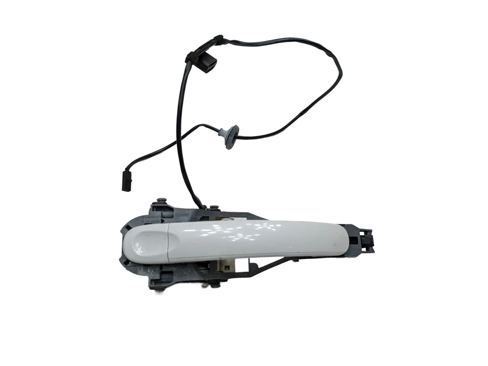 Manija de puerta exterior delantera derecha blanca Volkswagen Eos 2012-2016 OEM Foto 3 de 4