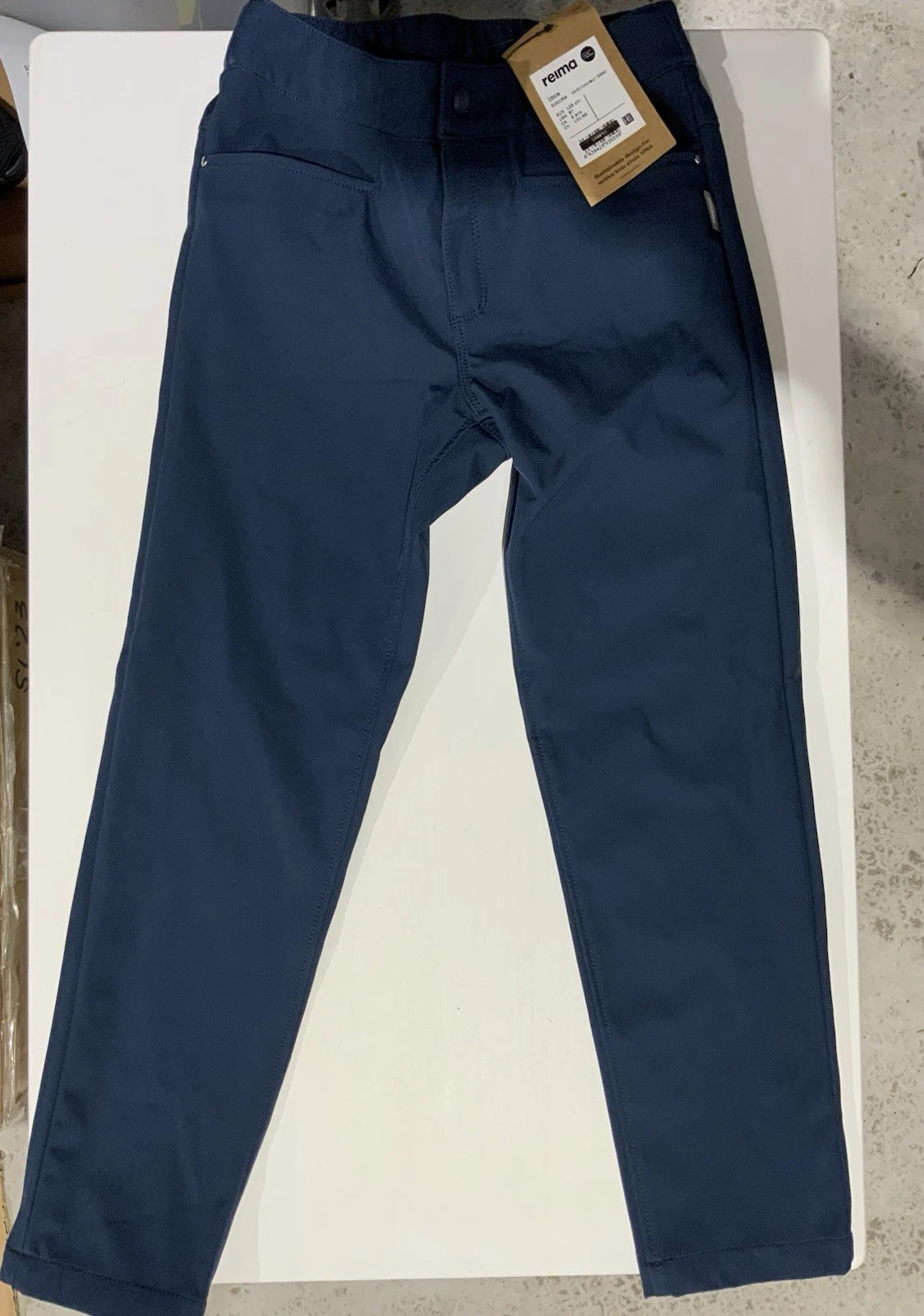 Reima Kids' softshell pants Idole, Navy , Size 8Y, 128cm