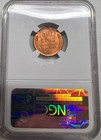 1945-D Lincoln Wheat Cent NGC MS 65 RD Red Denver Mint GEM BU Nice! — photo 3