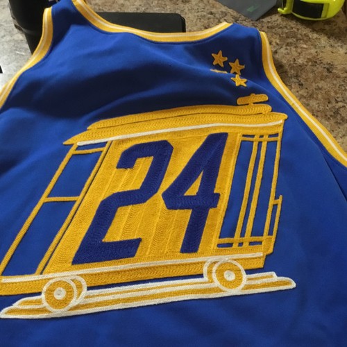 Mitchell & Ness 1966-67 Rick Barry #24 Warriors HW Classics Jersey Size 52 - Picture 8 of 8