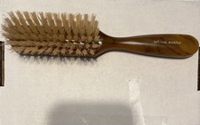 Vintage AVON Natural Bristle Hair Brush 8" Carmel Butterscotch Natural Bristle