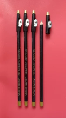 Kajalstift Augenbrauen & Lip Eye Liner 3in1 Schwarz Black mit Spitzer (32/26) - Bild 1 von 4