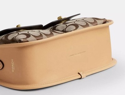 Coach Official Twin Turnlock Waverly Bag - Signature Jacquard