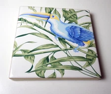 Hermes TOUCANS Porcelain Trivet, MINT/Unused Condition, RARE!