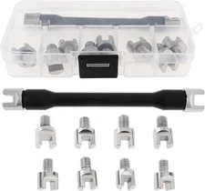 CNC Wheel Spoke Spanner, Motorcycle Repair Tool Kit 5.0-6.8Mm Spoke Wrench Set f