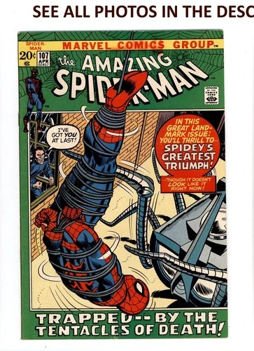 The Amazing Spider-Man #107 APRIL 1972 VG/FN Marvel Comics (HG)