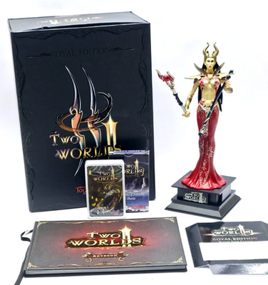 Two Worlds 2 Collectors 10'' Cassara Figurine w Accessories, Cards & Art Book